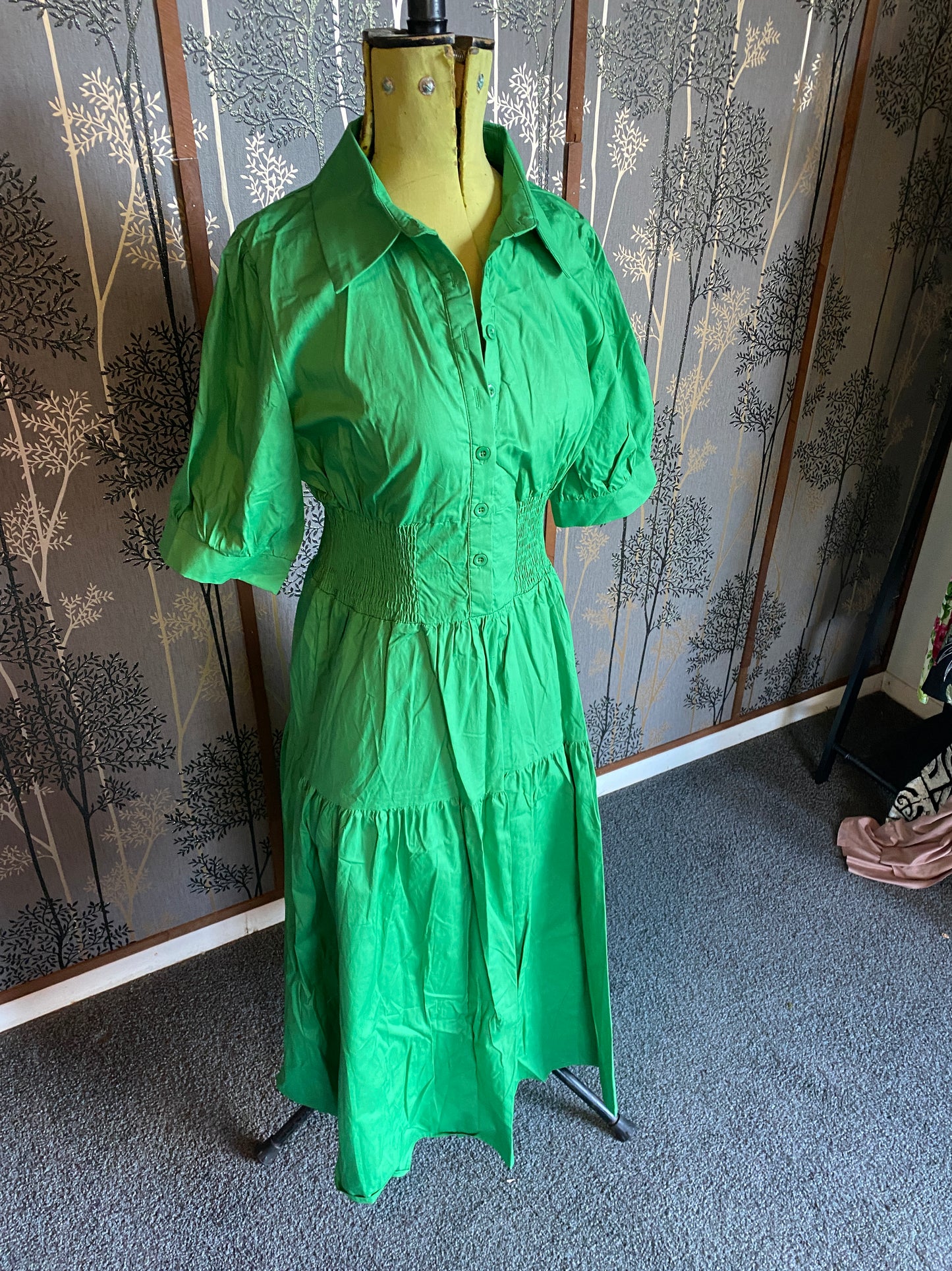 Green Dress Shein, Size 12/14 Brand new