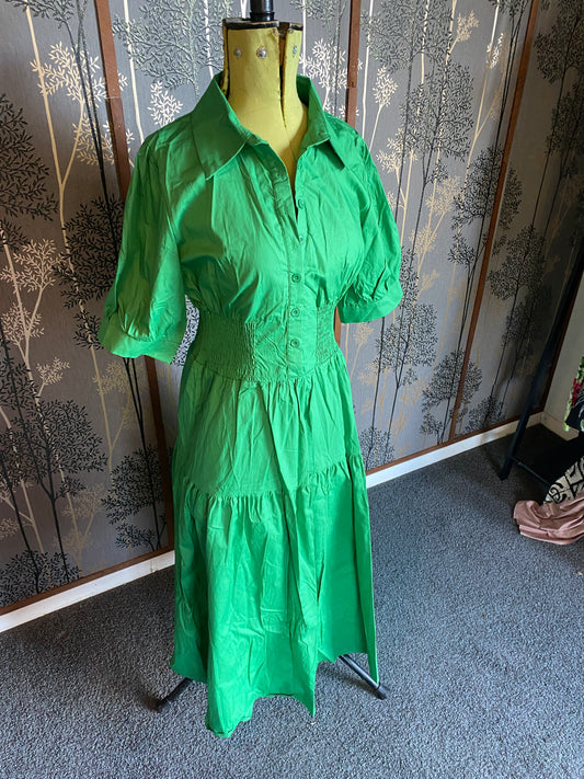 Green Dress Shein, Size 12/14 Brand new