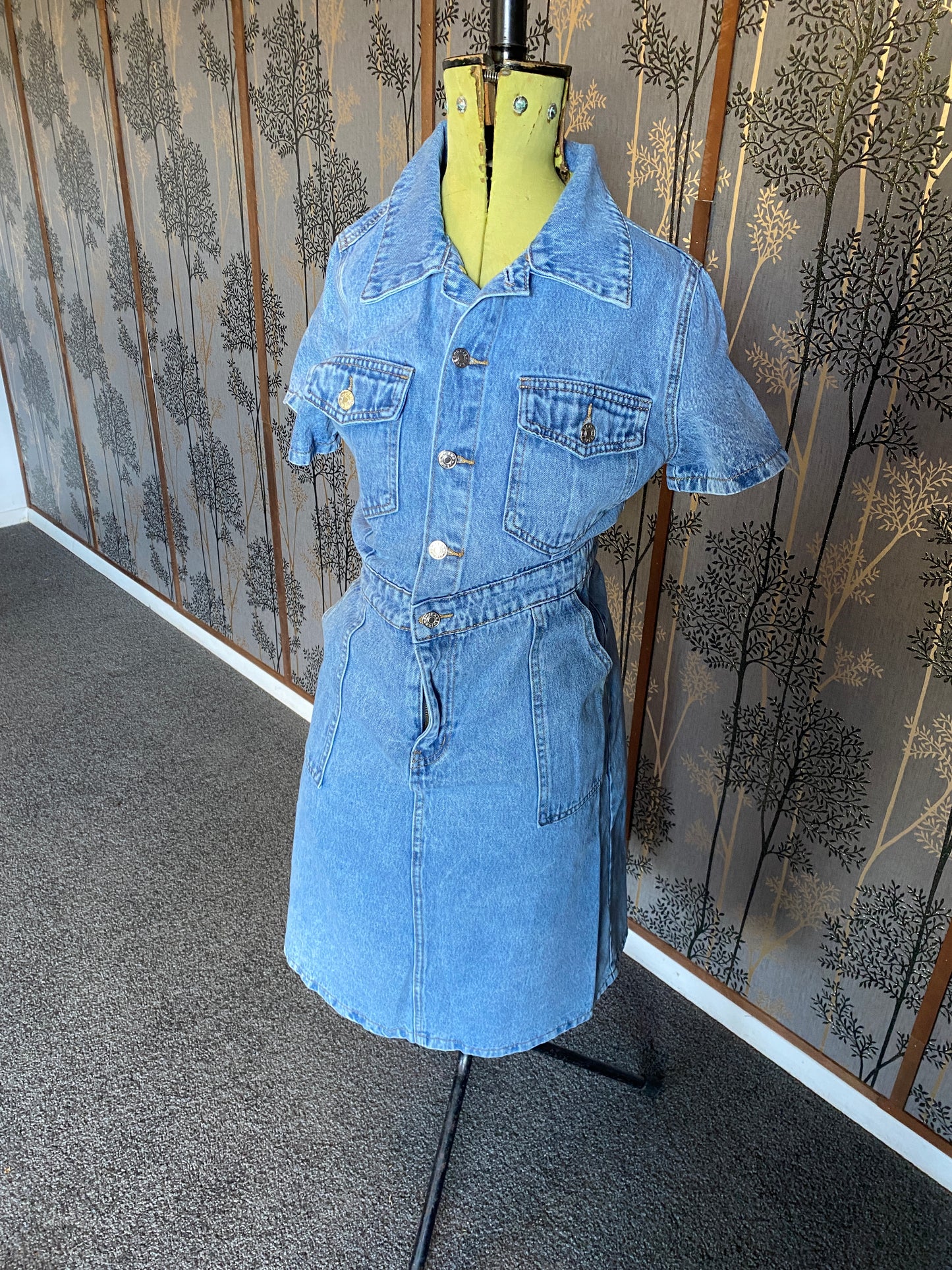 Denim dress dress size 12