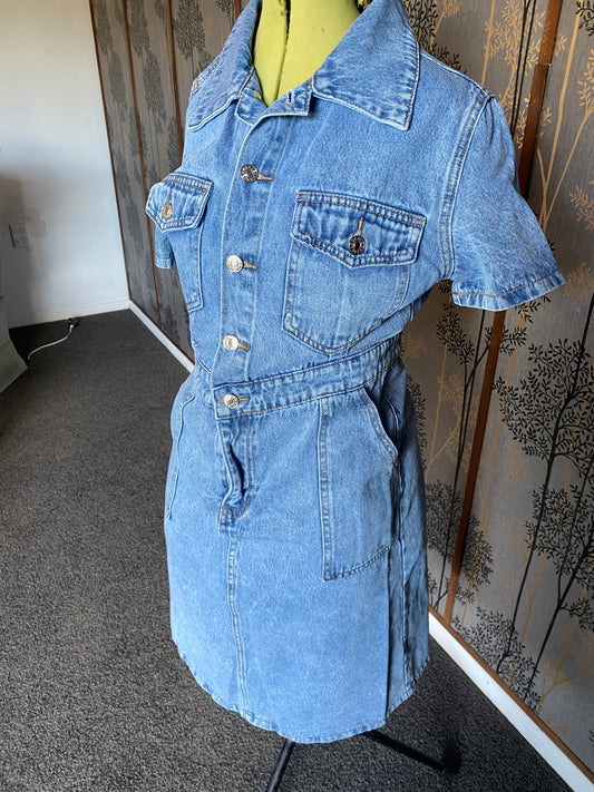 Denim dress dress size 12