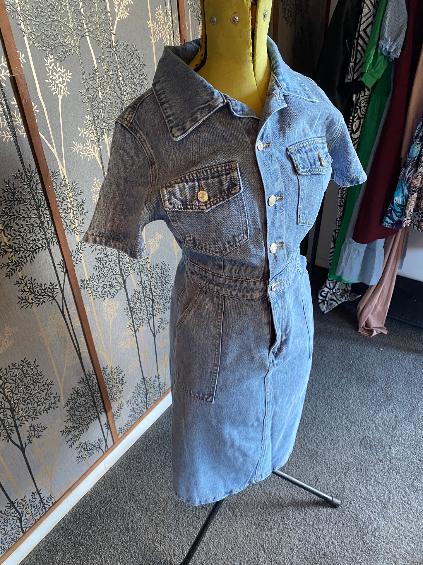 Denim dress dress size 12